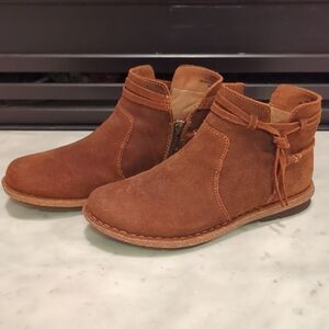 Born Brown Suede Ankle Boots